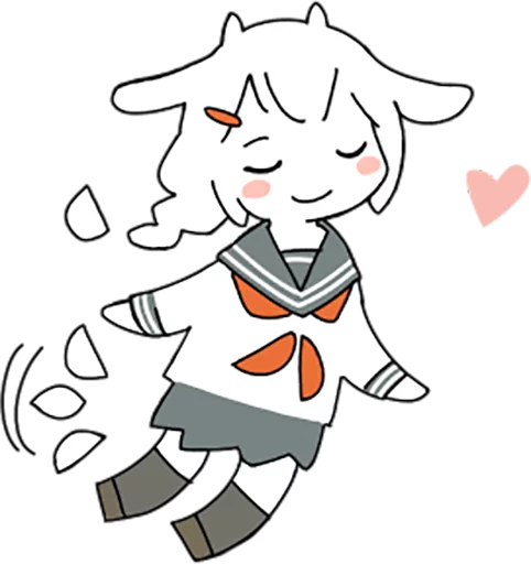 Эмодзи Goat Girl by SR