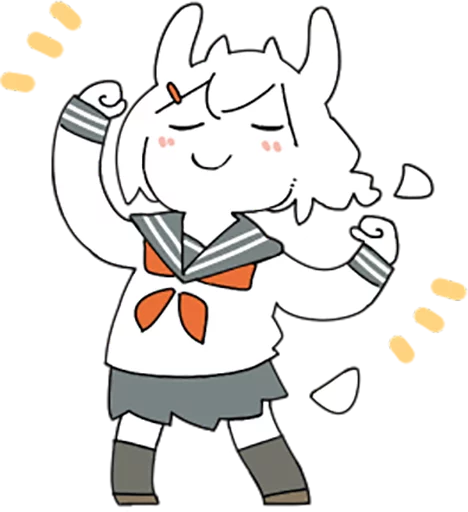 Эмодзи Goat Girl by SR