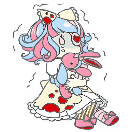 Эмодзи Готическая тян