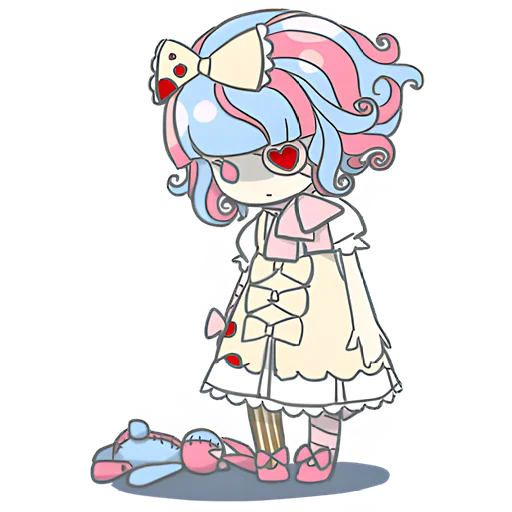 Эмодзи Готическая тян