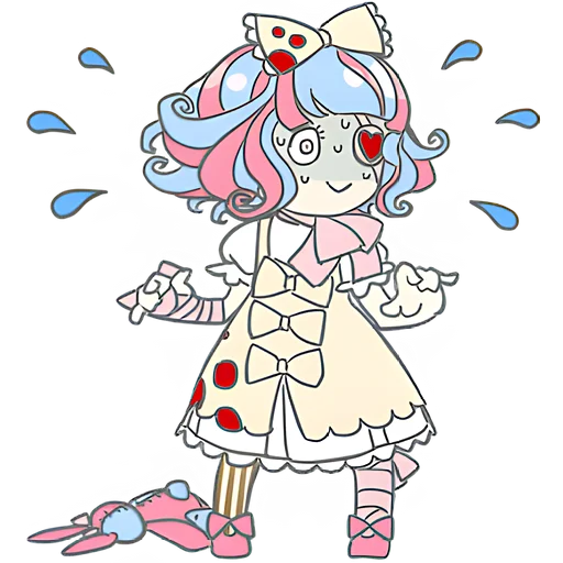 Эмодзи Готическая тян