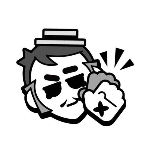 Эмодзи Gray Pins