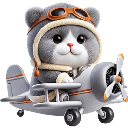 Эмодзи Серый котик