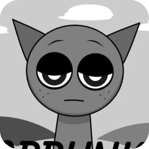 Эмодзи Gray SPRUNKI