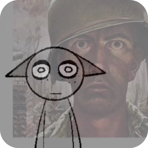 Эмодзи Gray SPRUNKI