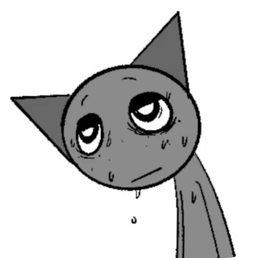 Эмодзи Gray SPRUNKI