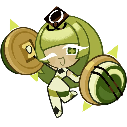 Эмодзи Green Tea Mousse Cookie