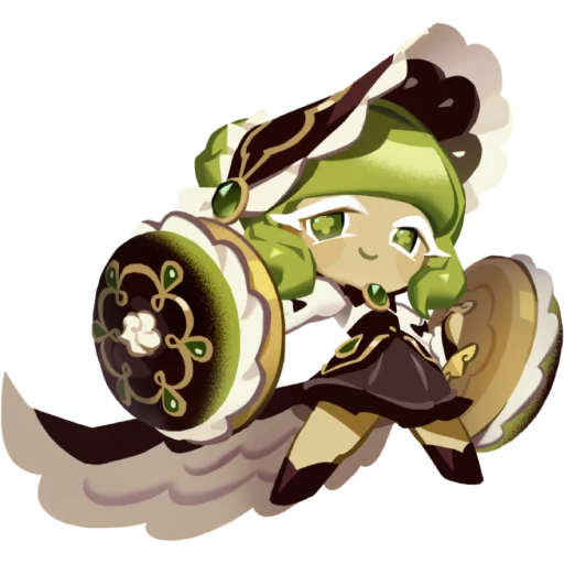 Эмодзи Green Tea Mousse Cookie