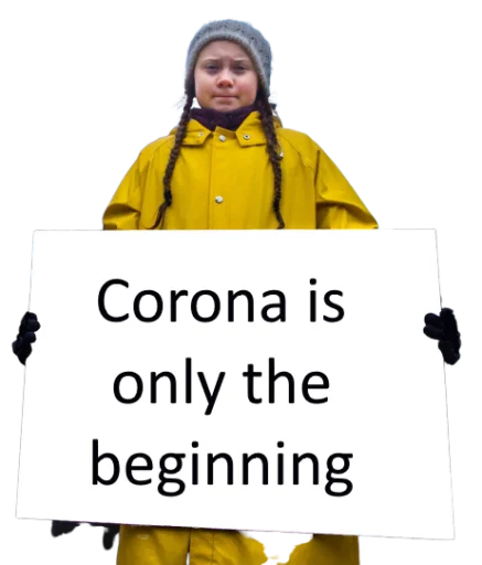 Эмодзи Greta Thunberg