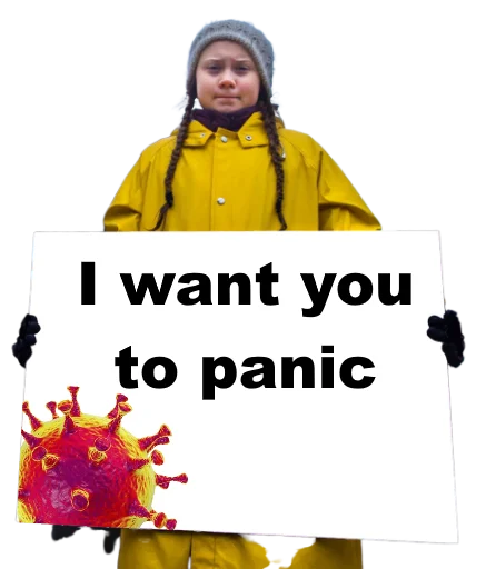 Эмодзи Greta Thunberg