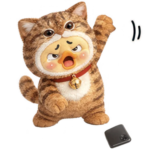 Эмодзи Утенок котенок