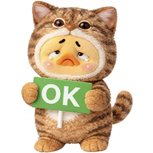 Эмодзи Утенок котенок