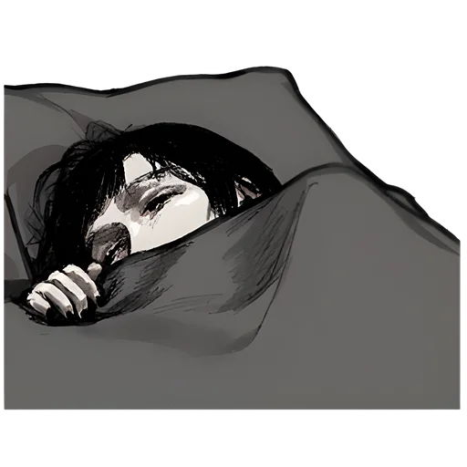 Эмодзи Грустная девочка