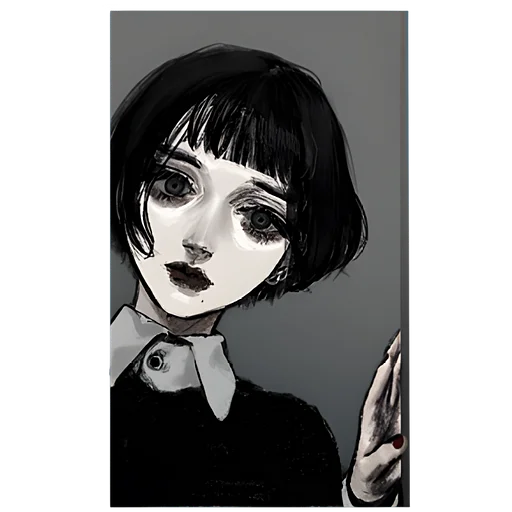 Эмодзи Грустная девочка