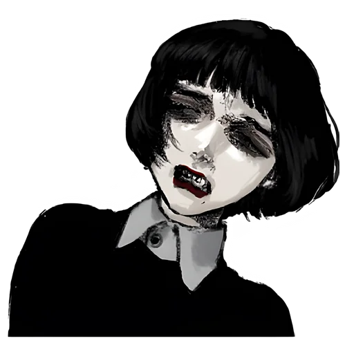 Эмодзи Грустная девочка