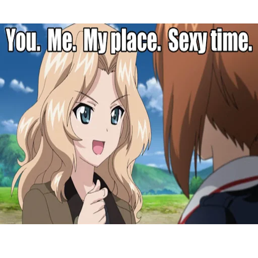 Эмодзи Girls und Panzer