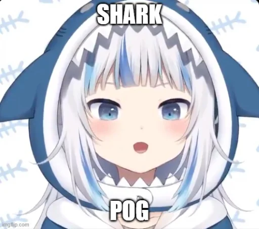 Эмодзи Gawr Gura | Гавр Гура