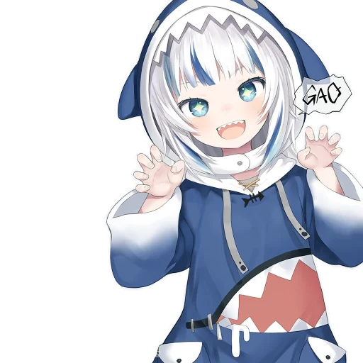 Эмодзи Gawr Gura | Гавр Гура