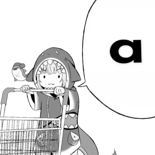 Эмодзи Gawr Gura | Гавр Гура