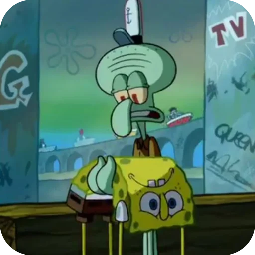 Эмодзи Sponge Bob