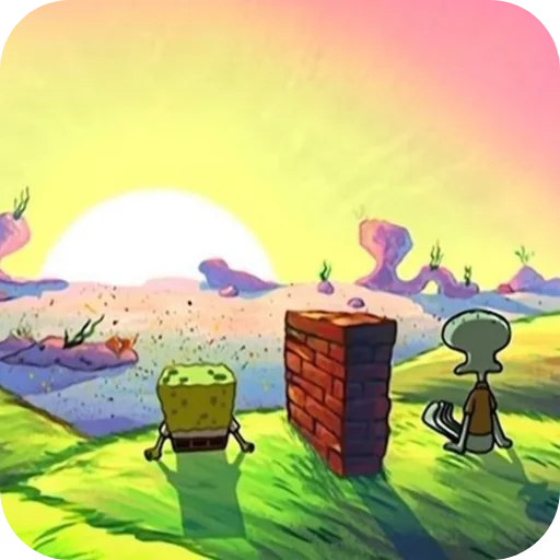 Эмодзи Sponge Bob
