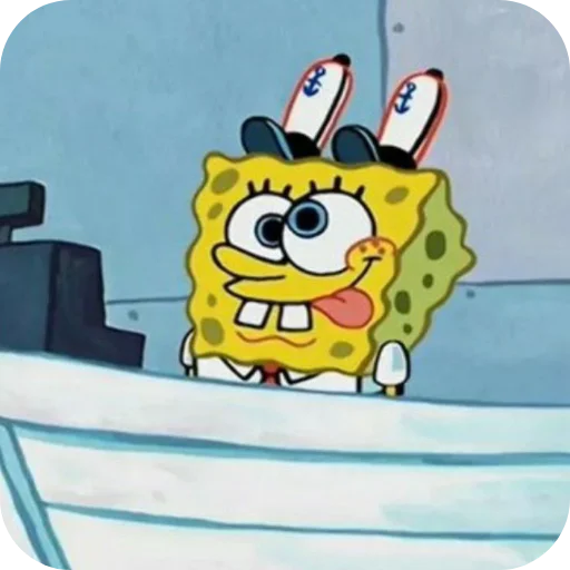 Эмодзи Sponge Bob