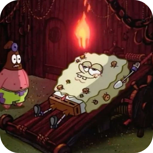 Эмодзи Sponge Bob