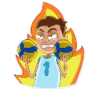 Эмодзи George Volleyball