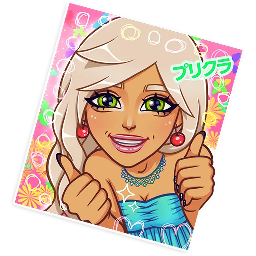 Эмодзи Gyaru