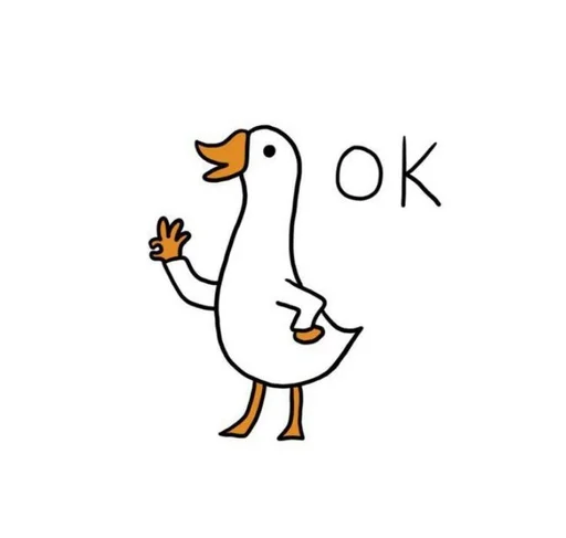 Эмодзи Гусь