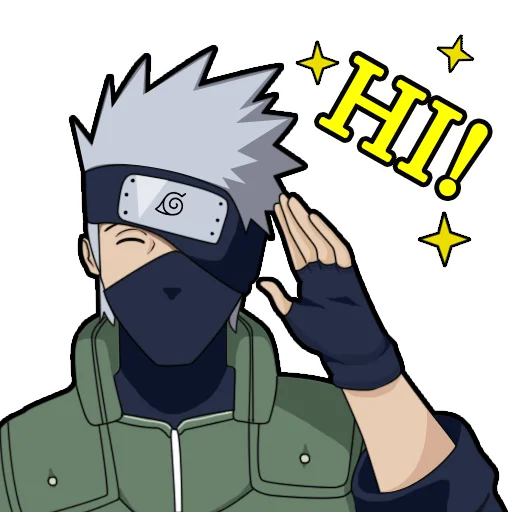 Эмодзи Hatake Kakashi