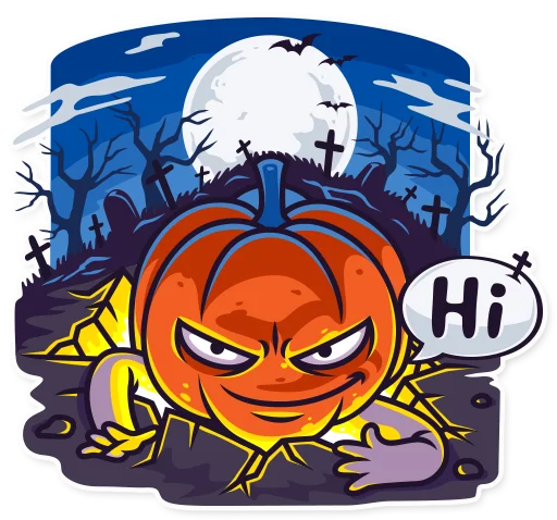 Эмодзи Halloween Ghost