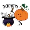 Эмодзи Halloween pumpkins