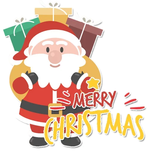 Эмодзи Happy Merry Christmas