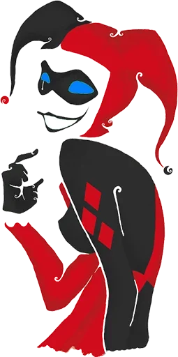 Эмодзи Harley Quinn