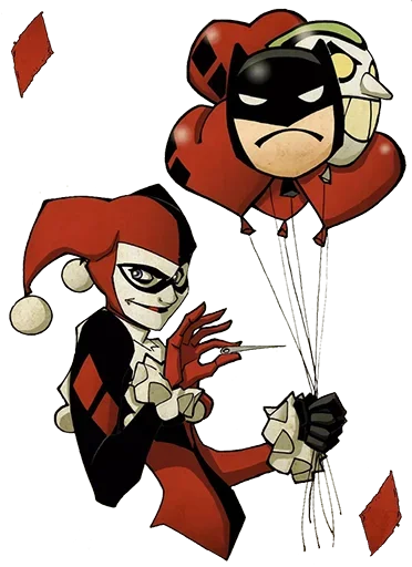 Эмодзи Harley Quinn