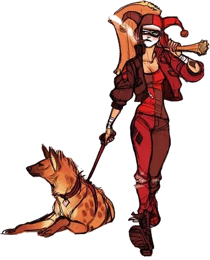 Эмодзи Harley Quinn