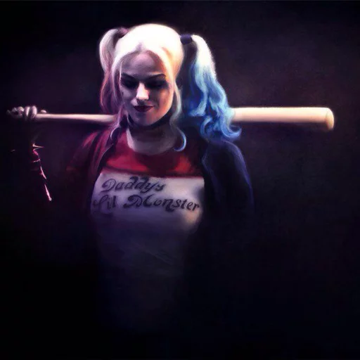 Эмодзи Harley quinn ♦️♥️