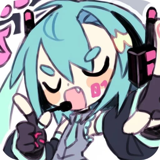 Эмодзи Hatsune Miku