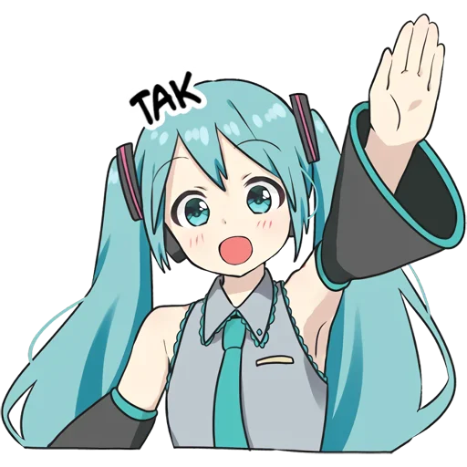 Эмодзи Hatsune Miku