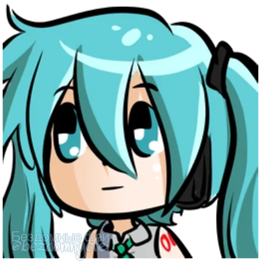 Эмодзи Hatsune Miku
