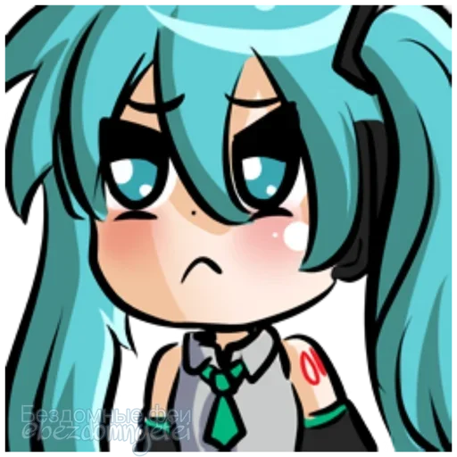 Эмодзи Hatsune Miku