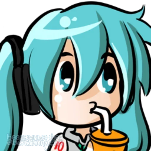 Эмодзи Hatsune Miku