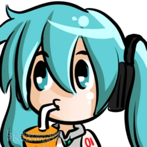 Эмодзи Hatsune Miku