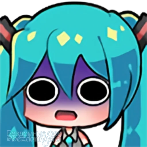 Эмодзи Hatsune Miku