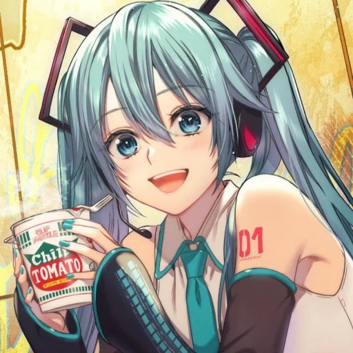 Эмодзи Hatsune Miku