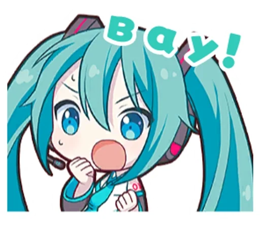 Эмодзи Hatsune Miku