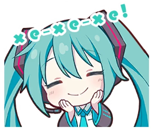 Эмодзи Hatsune Miku