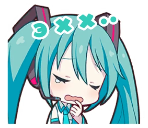 Эмодзи Hatsune Miku