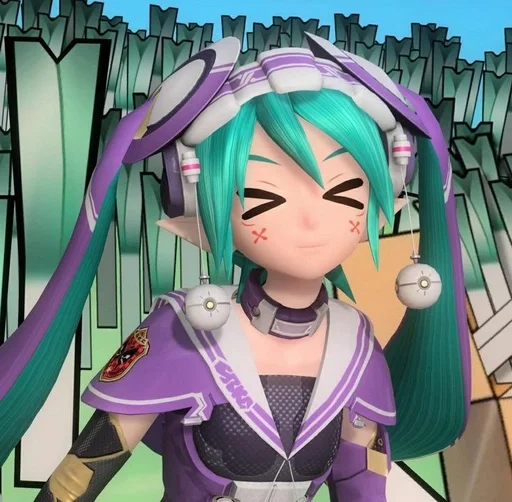 Эмодзи Hatsune Miku